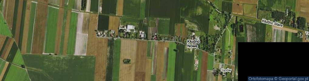 Zdjęcie satelitarne Kłudno Nowe ul.